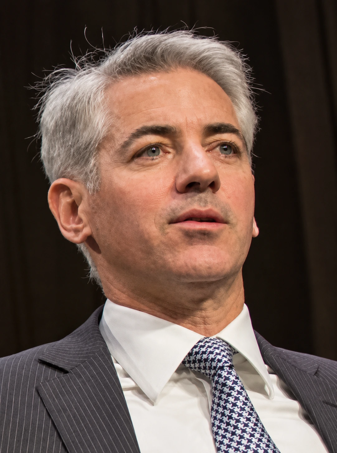 Bill Ackman — Licensed original color photograph, cropped and AI enhanced