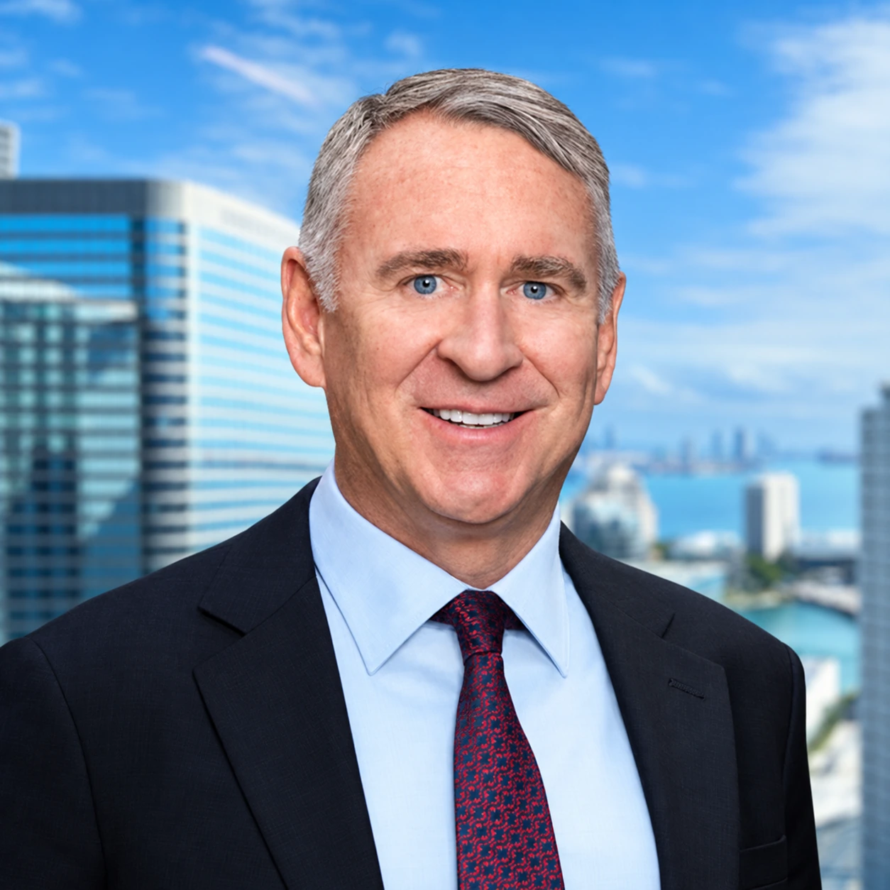 Ken Griffin — Licensed original color photograph, cropped and AI enhanced