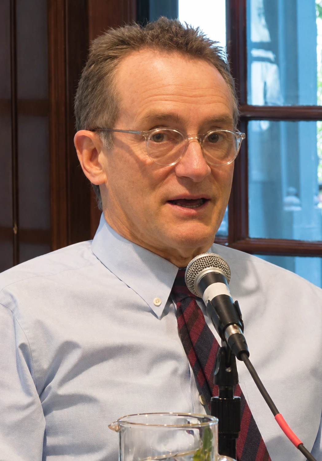 Howard Marks — Licensed original color photograph, cropped and AI enhanced