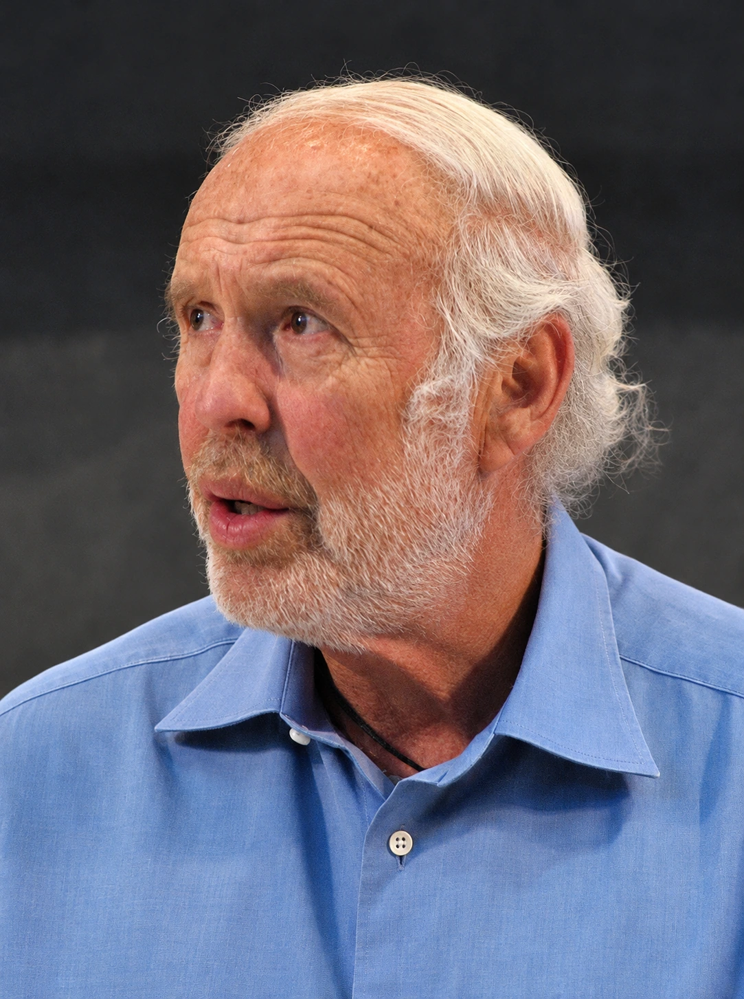 Jim Simons — Licensed original color photograph, cropped and AI enhanced