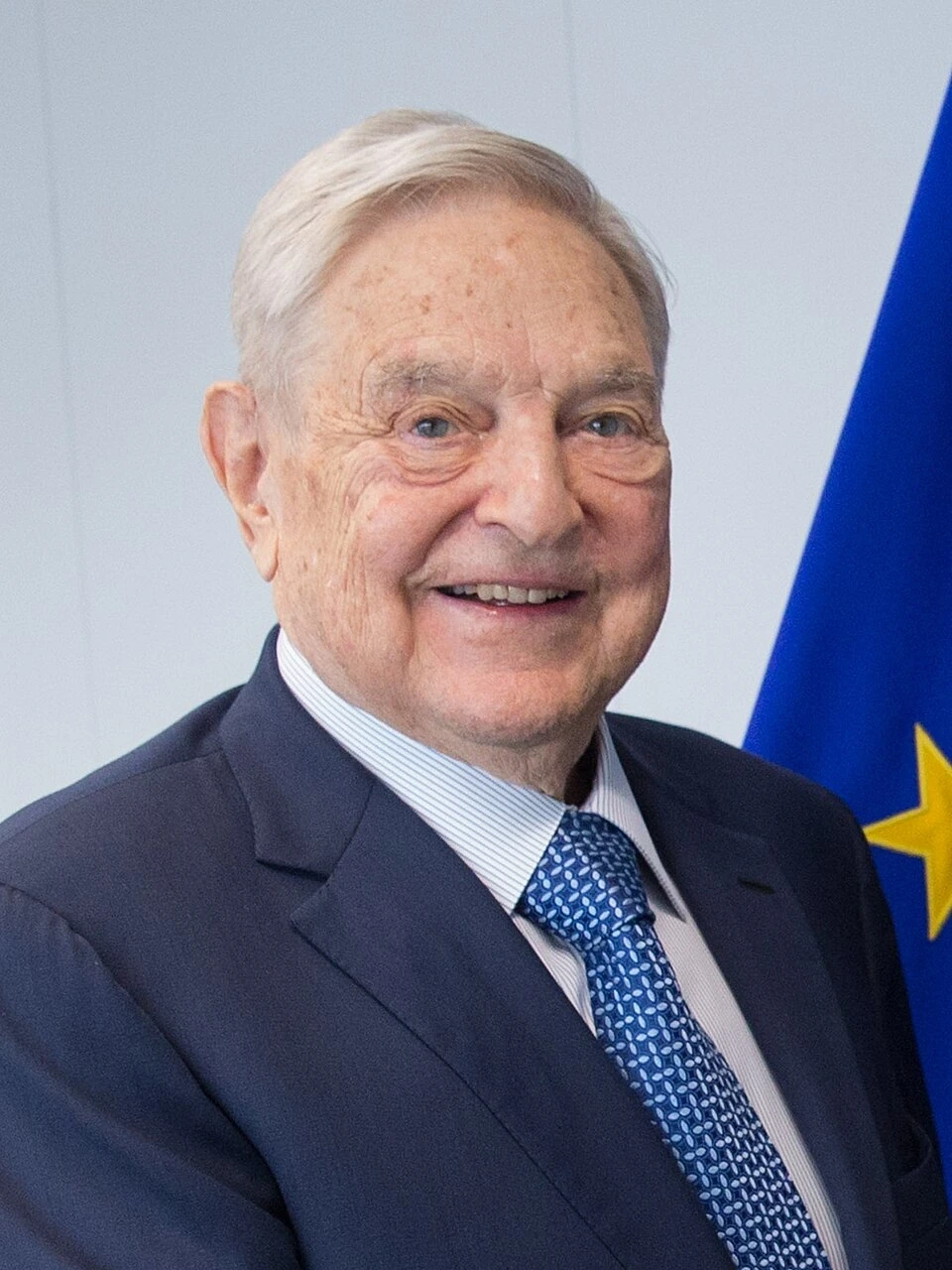 George Soros — Licensed original color photograph